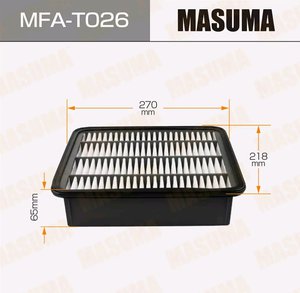 Фильтр воздушный TOYOTA Land Cruiser Prado (15-) MASUMA MFA-T026, 17801-11130