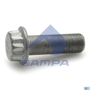 Болт SAF крепления суппорта направляющий (М18x1.5) SAMPA 102.577, 102577