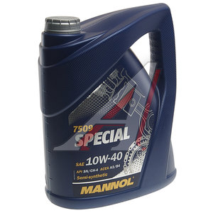 Масло моторное SPECIAL SG/CD 10W40 п/синт.5л 7509 MANNOL 1181, MANNOL SAE10W40