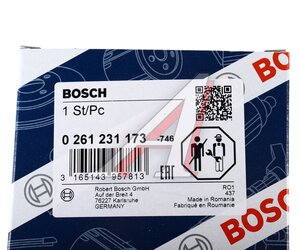 Датчик детонации OPEL Astra H BOSCH 0261231173, 55187820