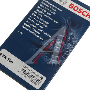 Ремень приводной поликлиновой 4PK790 BOSCH 1987947856, 4PK790