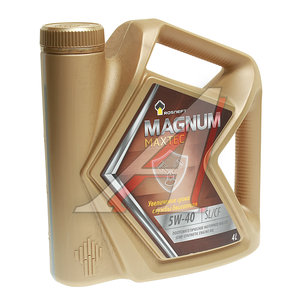 Масло моторное MAGNUM Maxtec 5W40 SL/CF п/синт.4л РОСНЕФТЬ 40814642, ROSNEFT SAE5W40