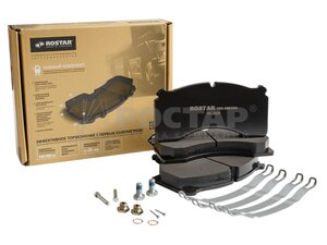 Колодки тормозные RENAULT дисковые (205х102х27мм) (4шт.) ROSTAR 180.000124, 29124/M2629124, 2912405