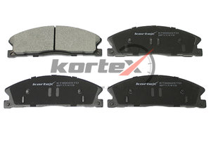 Колодки тормозные FORD Explorer (11-) передние (4шт.) KORTEX KT9002STD, DG1Z2001F