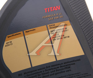 Масло моторное TITAN Formula II LL 0W30 синт.4л FUCHS 0059971003, FUCHS SAE0W30