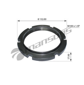 Гайка MAN ступицы (М100x1.5мм) MANSONS 400.644, 81906200092