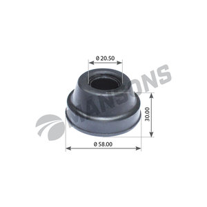 Втулка стабилизатора SCANIA переднего/заднего (20x57x30) MANSONS 100.511, 100511, 1477867