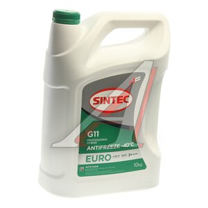 Антифриз зеленый -40C 10кг G11 Euro SINTEC 990571, SINTEC