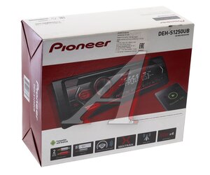 Магнитола автомобильная 1DIN PIONEER DEH-S1250UB