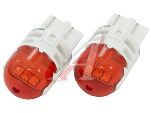 Лампа светодиодная 12V W21/5W W3х16q 80/16Лм (2шт.) Led Amber Ultinon Pro6000 PHILIPS 11066AU60X2, P-11066AU60X2