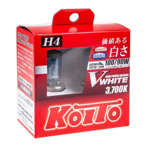 Лампа 12V H4 60/55W P43t-38 +100/90% бокс (2шт.) Whitebeam KOITO P0746W, KO-P0746W, АКГ12-60+55(Н4)