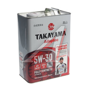 Масло моторное Adaptec C3 5W30 синт.4л TAKAYAMA 6056086, TAKAYAMA SAE5W30