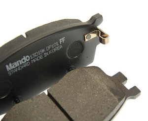 Колодки тормозные KIA Rio (05-) передние (4шт.) MANDO MPK29, GDB3420, 58101-1GA00