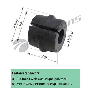 Втулка стабилизатора MERCEDES Atego (47х25х62мм) MANSONS 700.260, 700260, 9703231285