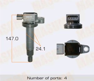 Наконечник TOYOTA Corolla (07-13),Yaris (13-) катушки зажигания MASUMA MIC-102, 20191, 90919-02265