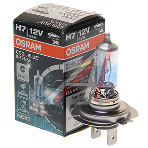 Лампа 12V H7 55W PX26d +100% 5000K Cool Blue Intense NextGen OSRAM 64210CBN, O-64210CBN, АКГ 12-55 (Н7)