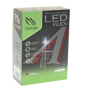 Лампа светодиодная 12V HB4 P22d 3000Lm бокс (2шт.) CLEARLIGHT CLFLXLEDHB4, CLEARLIGHT CLFLXLEDHB4