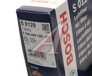 Фильтр воздушный MAZDA 3,5 (03-) (1.8/2.0) BOSCH F026400129, LF50-13-Z40A/LF50-13-Z409U/LF50-13-Z409A