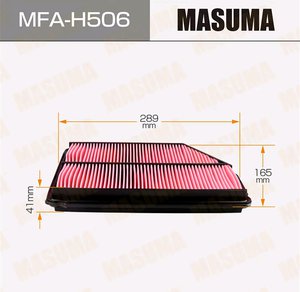 Фильтр воздушный HONDA Pilot (03-08) ACURA MDX (01-06) (3.5) MASUMA MFA-H506, PAJ-044, 17220-RDJ-J00