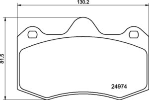 Колодки тормозные SEAT Ibiza (08-) передние (4шт.) MINTEX MDB3077, GDB1852, 6LL698151