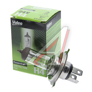 Лампа 24V H4 75/70W P43t-38 3200K (1шт.) Essential VALEO 032939, 32939, АКГ 24-75-70 (Н4)