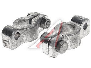 Клемма АКБ комплект свинцовая с зажимом усиленная для грузовых автомобилей 40-noc, ККЗгруз.у