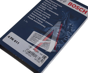 Ремень приводной поликлиновой 4PK611 BOSCH 1987948345