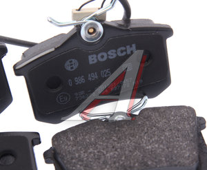 Колодки тормозные FORD Galaxy (03-10) задние BOSCH 0986494025, 173-587, 7M3698451C