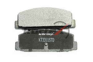 Колодки тормозные MAZDA 6 GG (02-),626 (97-) задние (4шт.) KORTEX KT3311STD, GDB3311, GEYC-26-48ZB/GGYM-26-43Z/GEYC-26-48ZA