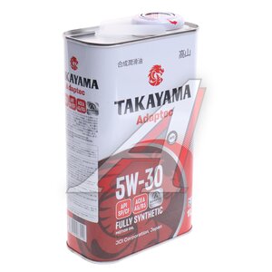 Масло моторное Adaptec A5/B5 5W30 синт.1л TAKAYAMA 322126, TAKAYAMA SAE5W30