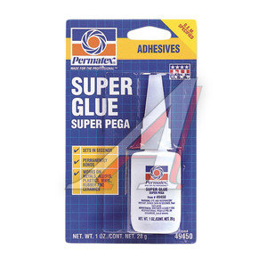 Клей-супер универсальный 28г Super Glue Super Pega PERMATEX 49450, PR-49450