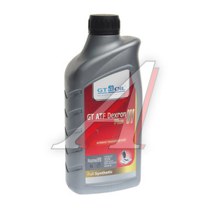 Масло трансмиссионное GT ATF Dexron VI Plus синт.1л GT OIL 8809059408513, GT ATF DEXRON VI