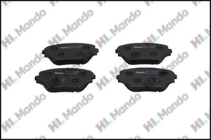 Колодки тормозные TOYOTA Rav 4 (00-) передние (4шт.) MANDO MPT51, GDB3251, 04465-42110/04465-42130/04465-42071/04465-42080/04