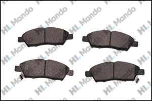 Колодки тормозные NISSAN Cube (02-08),March (02-10) передние (4шт.) MANDO MPN17, GDB7742, D1060-1HL0B/D1060-ED500