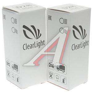 Лампа ксеноновая D2R 5000K (2шт.) CLEARLIGHT LCL D2R 500-SVR, LCL D2R 150-0LL