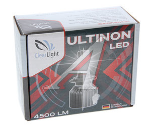 Лампа светодиодная 12V H7 PX26d 4500Lm бокс (2шт.) CLEARLIGHT CLULTLEDH7-2