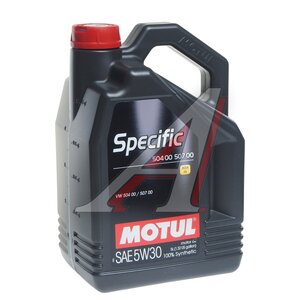 Масло моторное SPECIFIC VW 504/00/507/00 5W30 синт.5л MOTUL 113226, MOTUL SAE5W30