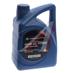 Масло трансмиссионное HYUNDAI MTF 85W140 мин.4л GEAR OIL POWER GL-5 OE 02200-00420, HYUNDAI MTF 85W140