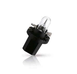 Лампа 12V 1.2W BAX8.5d черный патрон PHILIPS 12598B2, P-12598-2бл, А12-1,2