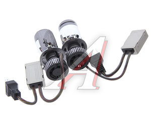 Лампа светодиодная 12V H4 P43t с линзой (2шт.) OPTIMA ML-H4-40