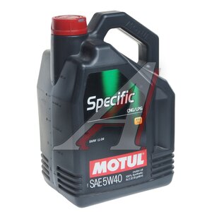 Масло моторное SPECIFIC CNG/LPG 5W40 5л (Уценка) MOTUL 101719, MOTUL SAE5W40