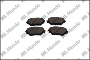 Колодки тормозные TOYOTA Rav 4 (00-) передние (4шт.) MANDO MPT51, GDB3251, 04465-42110/04465-42130/04465-42071/04465-42080/04