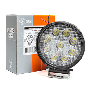 Фара рабочего света круглая 115х142x55мм 27W 9LED (рассеянный свет) AVTOELECTRICA AE27R-9LED-55PC АЕ, AE27R-9LED-55PC