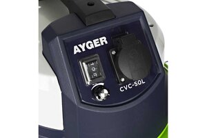 Пылесос строительный 1600Вт 50л AYGER CVC-50L