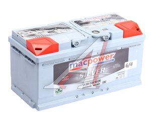 Аккумулятор MACPOWER 100А/ч обратная полярность,низкий 6СТ100(0) SMF600049B, SMF600049B