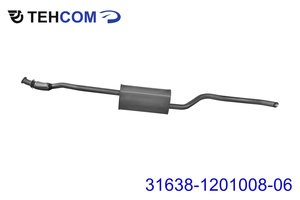 Глушитель УАЗ-3163 Патриот дв.ЗМЗ-514 ЕВРО-4 С/О ТЕХКОМ 31638-1201008-06