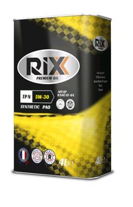 Масло моторное TP N SP/GF-6A 5W30 синт.4л RIXX RX0007TPN, RIXX SAE5W30