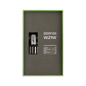 Лампа светодиодная 12V W21W W3x16d бокс (1шт.) MTF RL10W21W