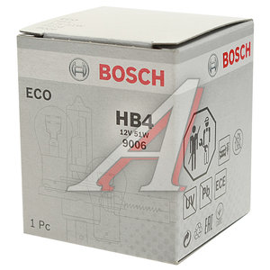 Лампа 12V HB4 51W P22d Eco BOSCH 1987302808