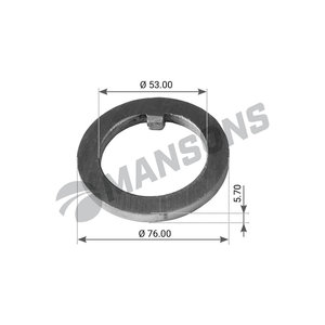 Шайба BPW (ECO,ECO Plus) ступицы стопорная (convertional,8-9т,10-12т) MANSONS LW115, 0332064010